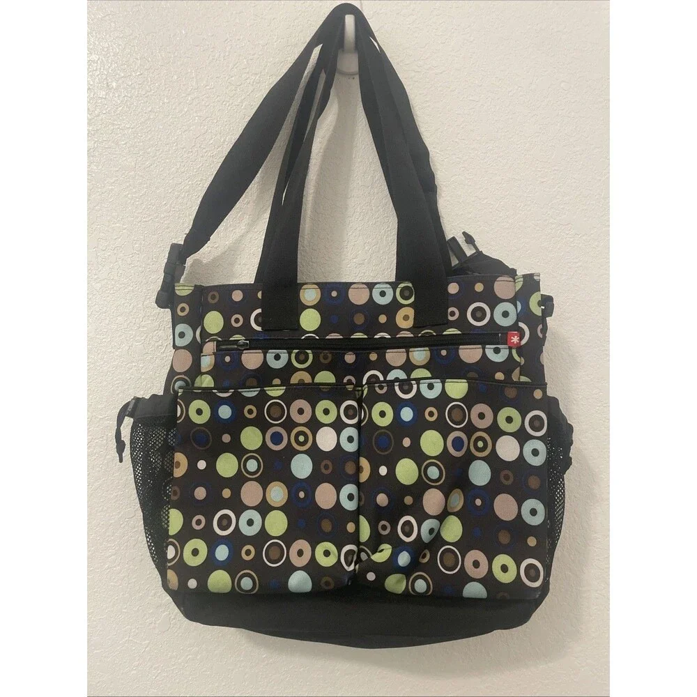 SKIP HOP Retired Design Designer Baby Diaper Bag W diaper Changing Pad Dad Bag